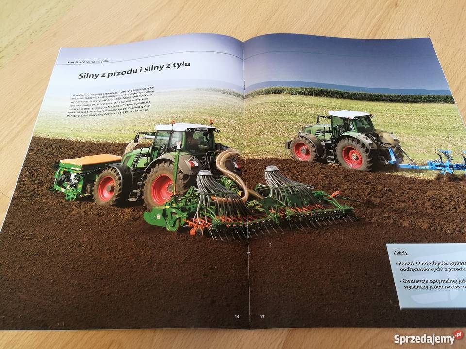 Katalogi FENDT 12 książek Fendt Focus Szamotuły