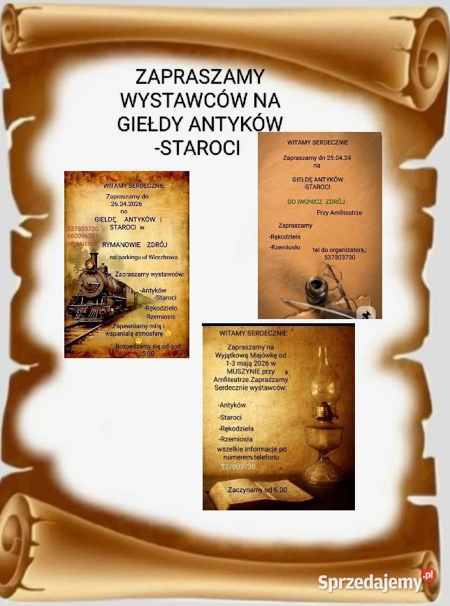 Giełda Antyków Staroci i Wspaniała Majówka