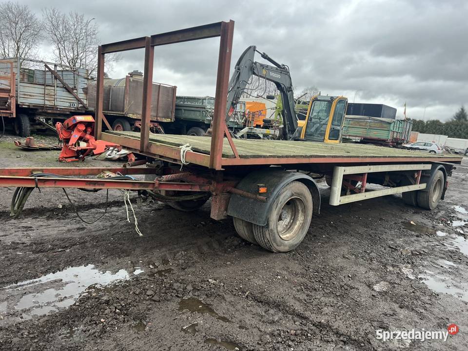 Przyczepa 18 ton platforma do siana slomy pomorskie Solnica