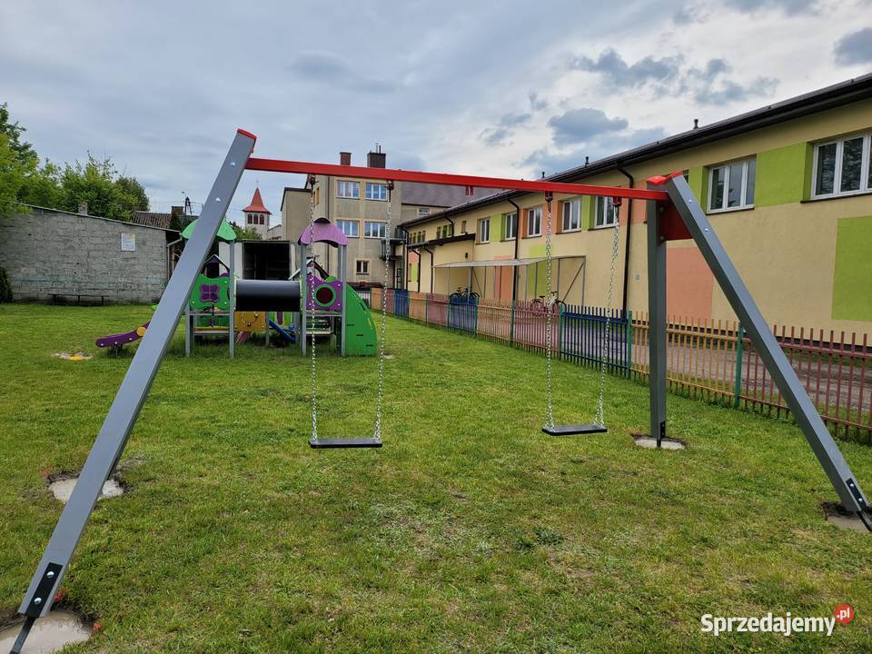 HUŚTAWKA Z CERTYFIKATEM NA PUBLICZNY PLAC ZABAW Marki