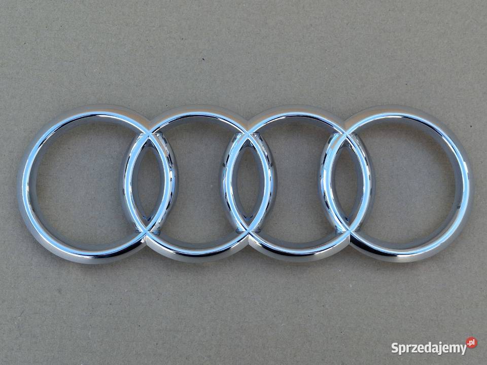 AUDI Q7 4M EMBLEMAT ZNACZEK GRILLA ATRAPY CHROM osobowe Pozostałe Bieleń sprzedam