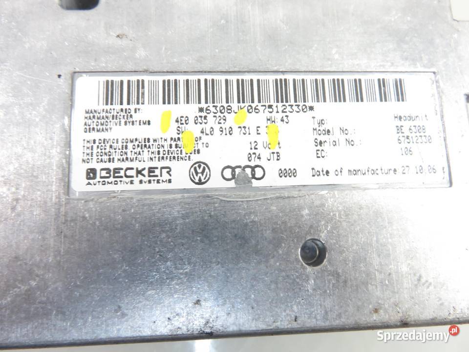 MODUŁ AUDI Q7 36 FSI 4L0910731E małopolskie