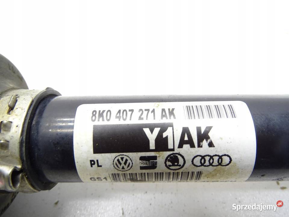 PÓŁOŚ LEWA PRAWA PRZÓD PRZEDNIA AUDI A4 B8 A5 8T