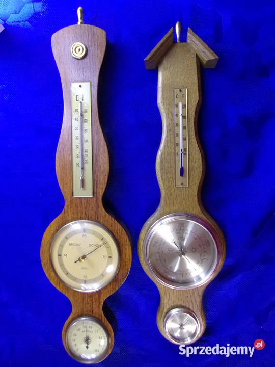 2 Stary Niemiecki Barometr z lat 7080 tych