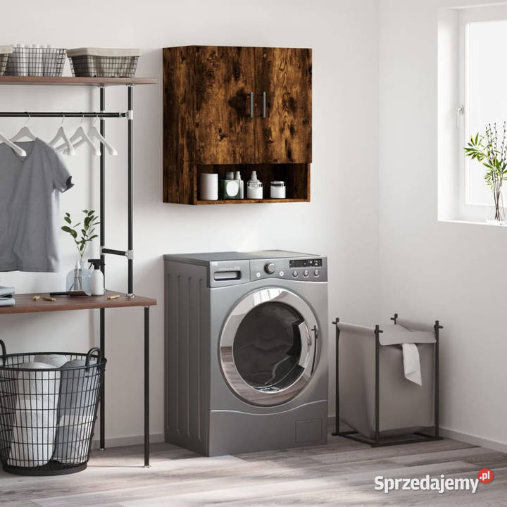 Szafka ścienna przydymiony dąb 60x31x70 WM829921