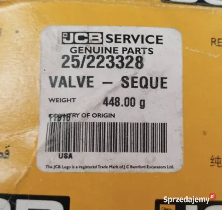 Zawor JCB 25223328