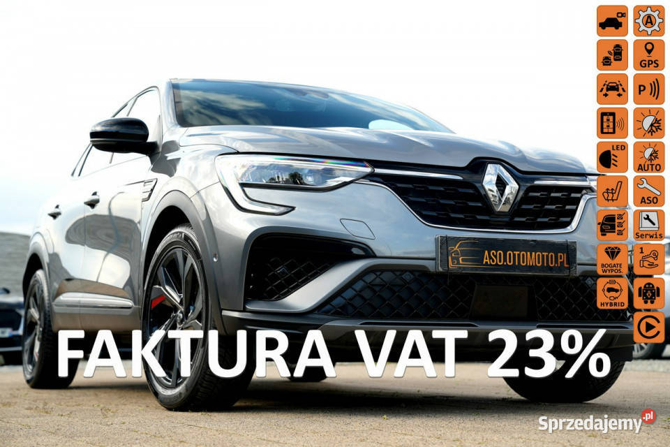 Renault Arkana RS line skora NAWI kamera BLIS aluminiowe felgi