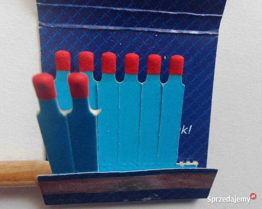 Kolekcjonerskie zapałki MARLBORO FROST BLUE Rewal