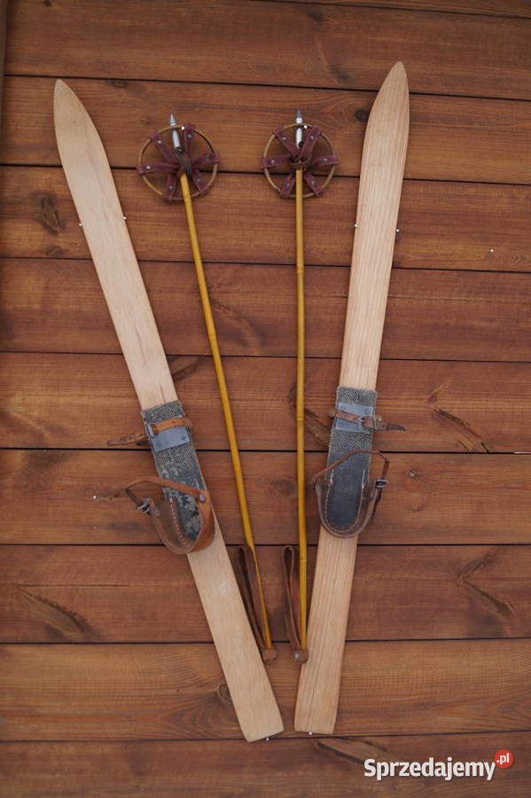 Stare narty dziecięce 100 kijki Pozostałe podkarpackie Pruchnik