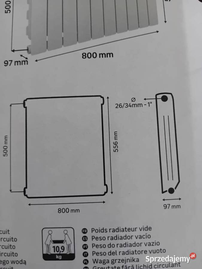 Sprzedam grzejnik CO nowy Góra Kalwaria
