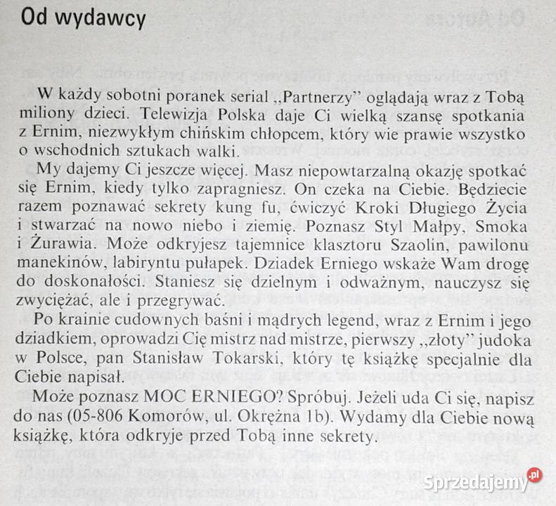 Moc Erniego Stanisław Tokarski lubelskie Chełm