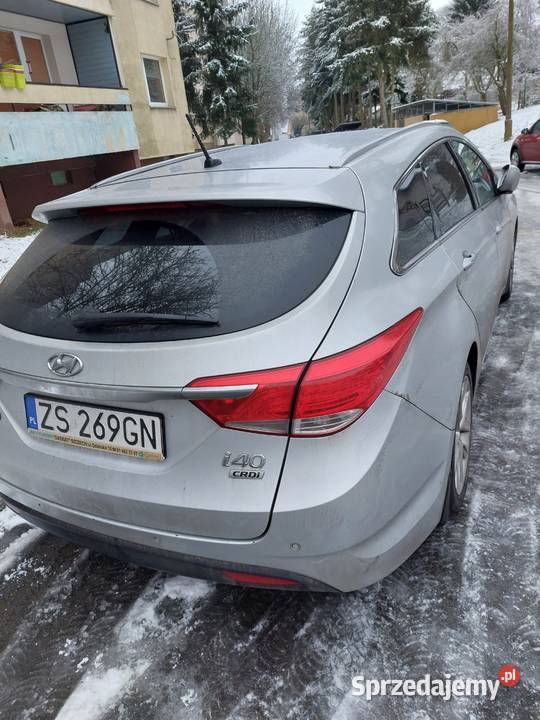 Hyundai i40 CW kombi 17 Crdi 136 srebrny ogranicznik prędkości sprzedam