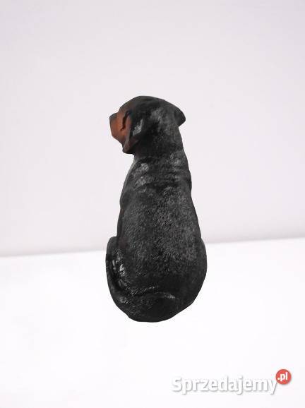 Figura Dekoracja Rottweiler Mały Siedzący Dom i Ogród Tuchowicz sprzedam