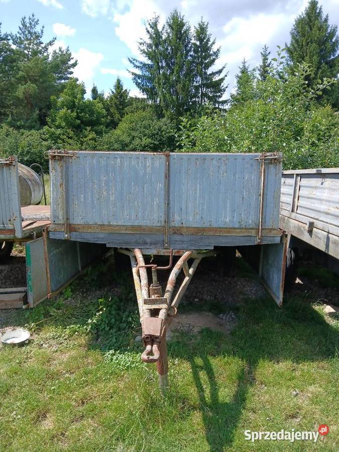 Przyczepa jedno osiowa nieuszkodzony