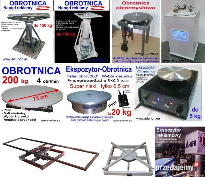EKSPOZYTOR OBROTNICA FOTO 3D do 5 regulowana Sklep