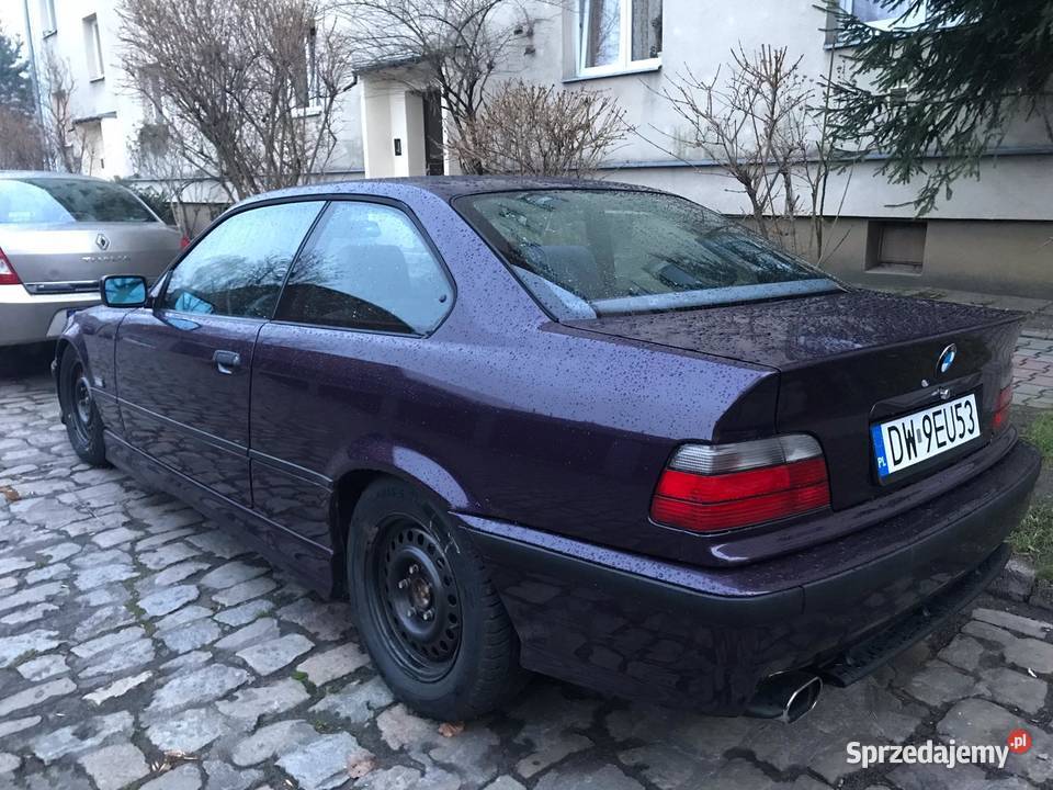 BMW E36 coupe DaytonaViolet 320i M52 MPAKIET MP3 Wrocław