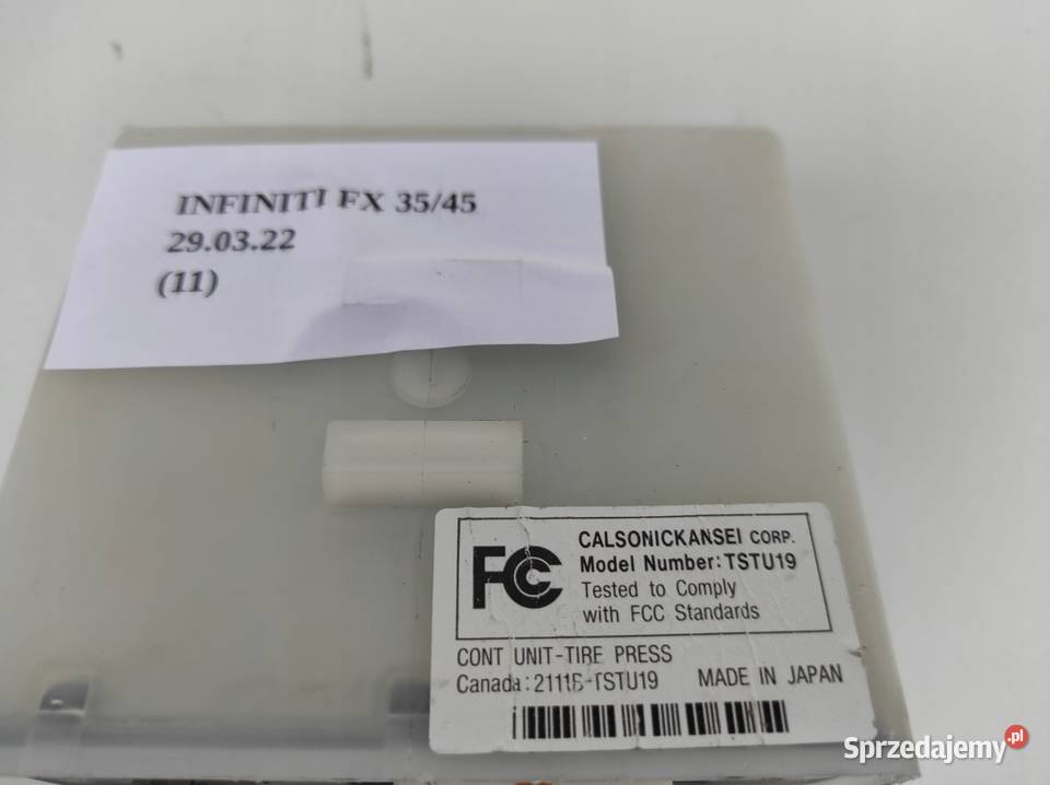 MODUŁ CIŚNIENIA OPON INFINITI FX35 FX45 Nowy Tomyśl