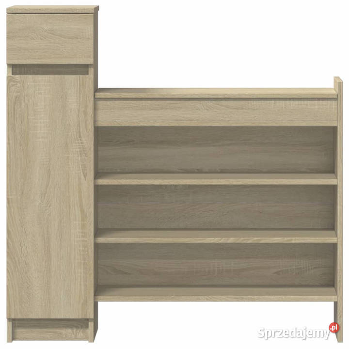Szafka na buty dąb sonoma 1005x28x100 WM840424 Dom i Ogród mazowieckie Warszawa