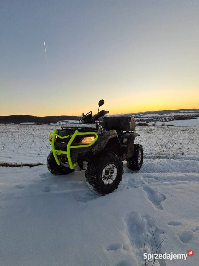 Suzuki kingquad 750 grizzly can am trx Honda quad - ATV Krosno