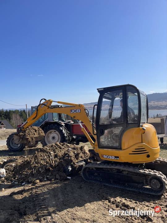 JCB 8032 stan dużym serwisie Koparki Szlembark