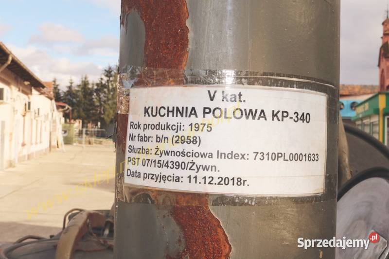 Kuchnia Polowa KP340 na sprzedaż Rok produkcji 1975 Skwierzyna