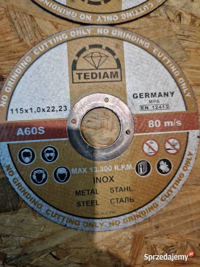 TARCZE DO CIECIA METALU STALI 125mm x 10 mm Głogowa