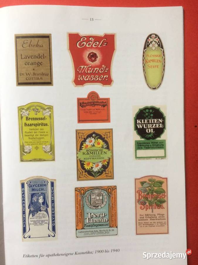 523 Etykiety Apteczne Antyki, Sztuka, Kolekcje