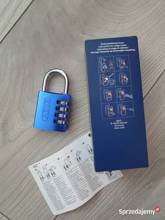Kłódka ABUS 72440 blue Red Bull Zero Wymówek Kędzierzyn-Koźle