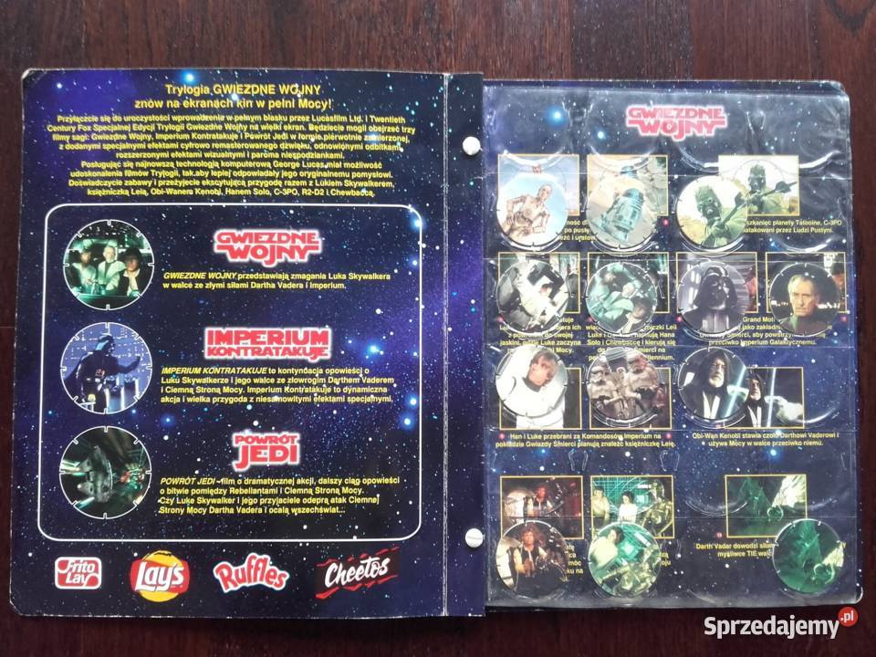 Star Wars TAZO kolekcja album mocy 1997 Kraków