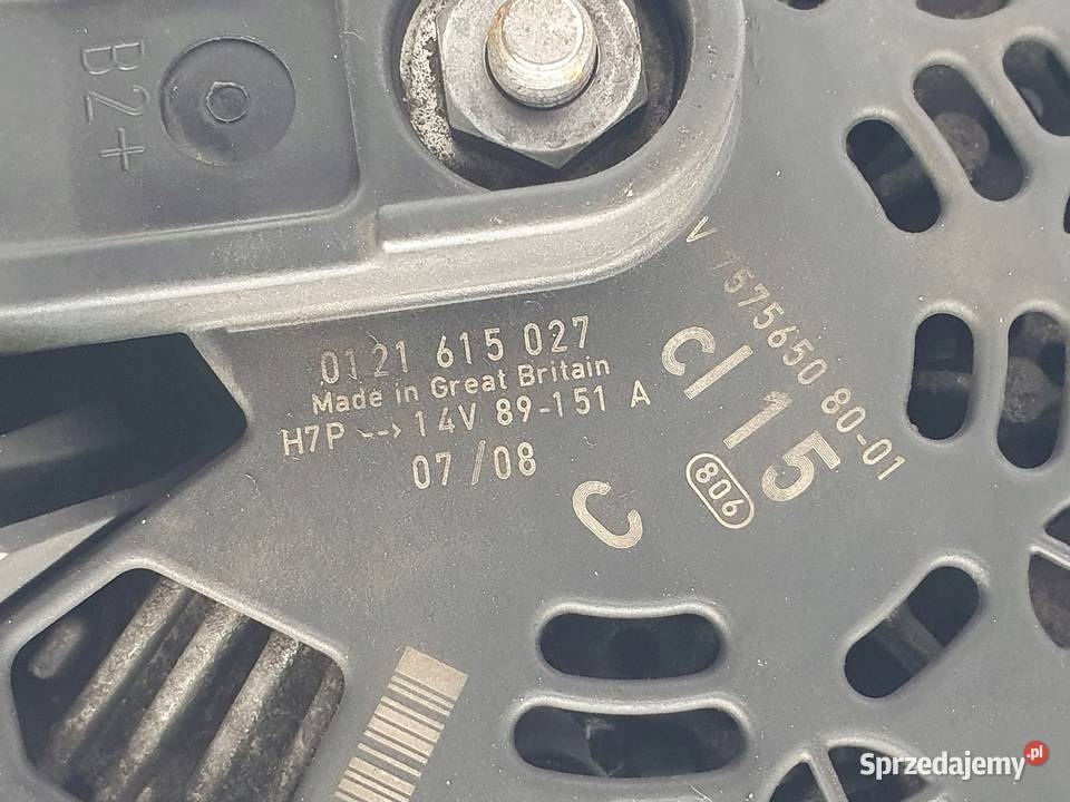 ALTERNATOR Mini Cooper R56 16 16V VTi 0121615027 Chełm