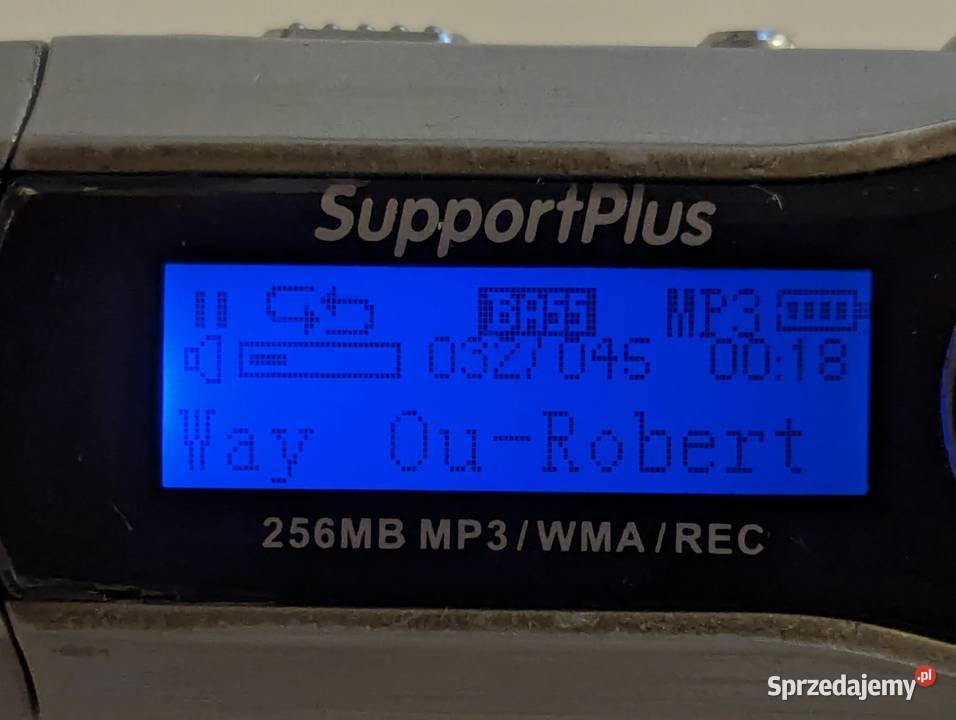 Odtwarzacz MP3 pendrive SupportPlus 256MB łódzkie