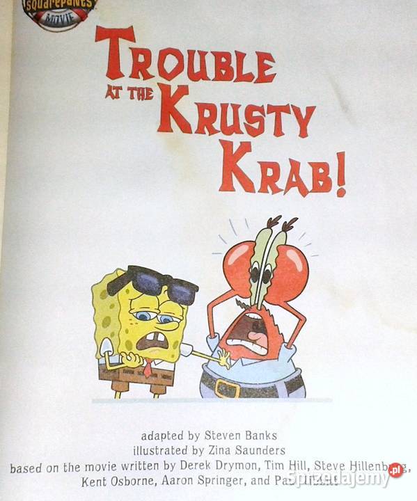 Trouble at the Krusty Krab Steven Banks miękka
