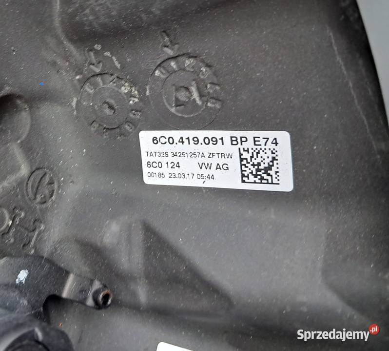 VW 6C0419091 KIEROWNICA MULTIFUNKCJA Wrocław sprzedam