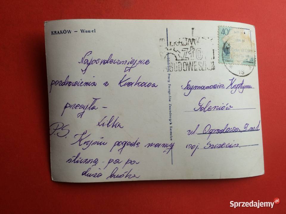 2345 Widokówka Kraków Szczecin