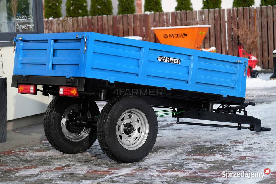 Przyczepa rolnicza jednoosiowa 15T z kiprem nieuszkodzony sprzedam