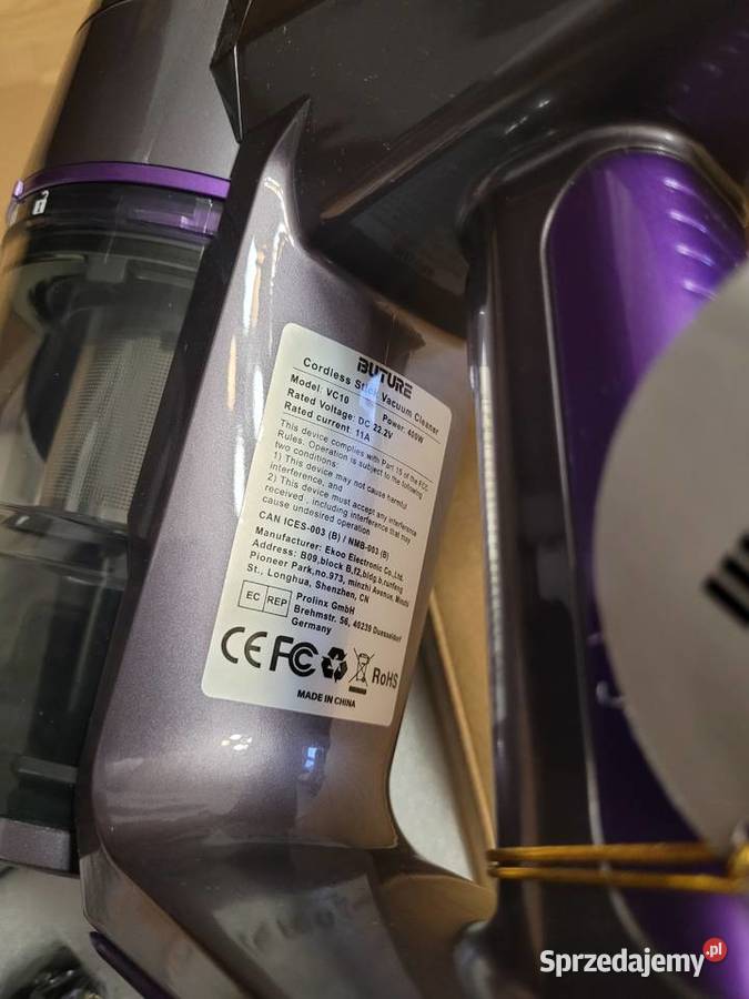Odkurzacz pionowy Buture VC10 bezprzewodowy Pysznica