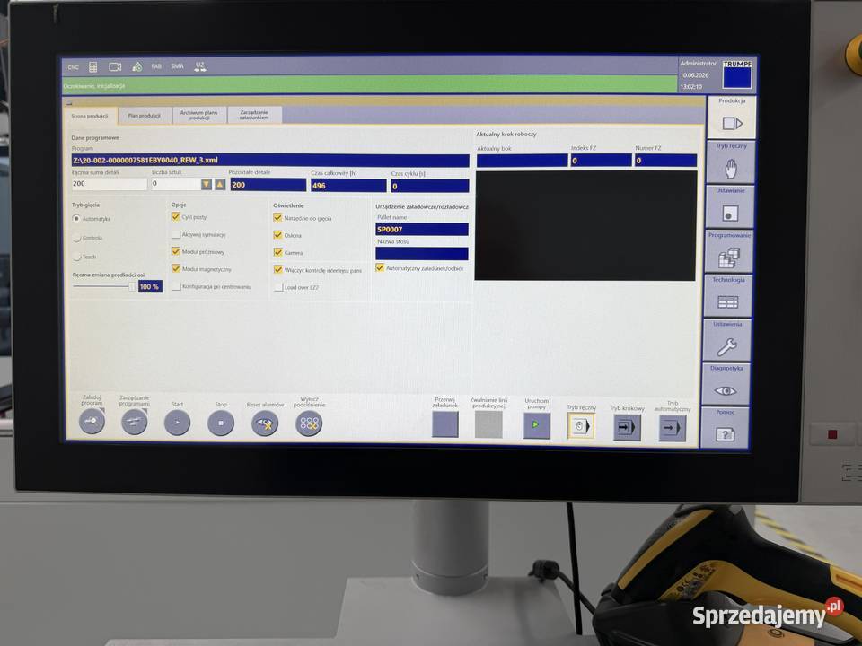 TRUMPF TruBend Center 7030 Automatyczne Centrum