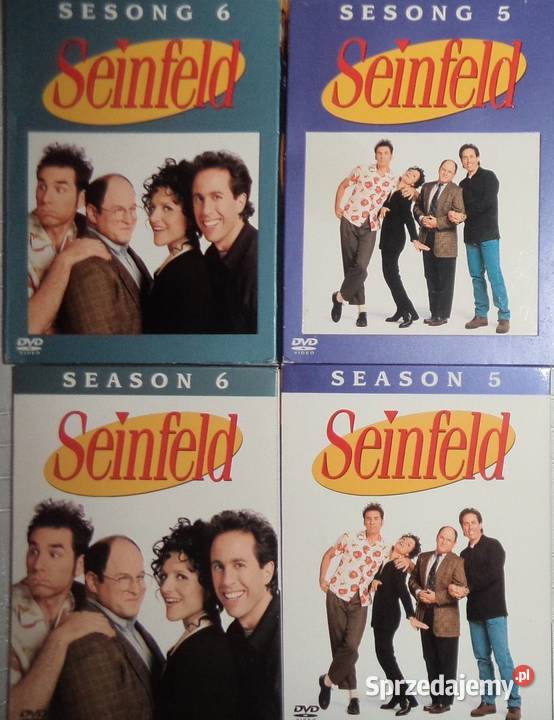 kroniki seinfelda DVD sezon 5 i 6 całość DVD podkarpackie Rzeszów sprzedam