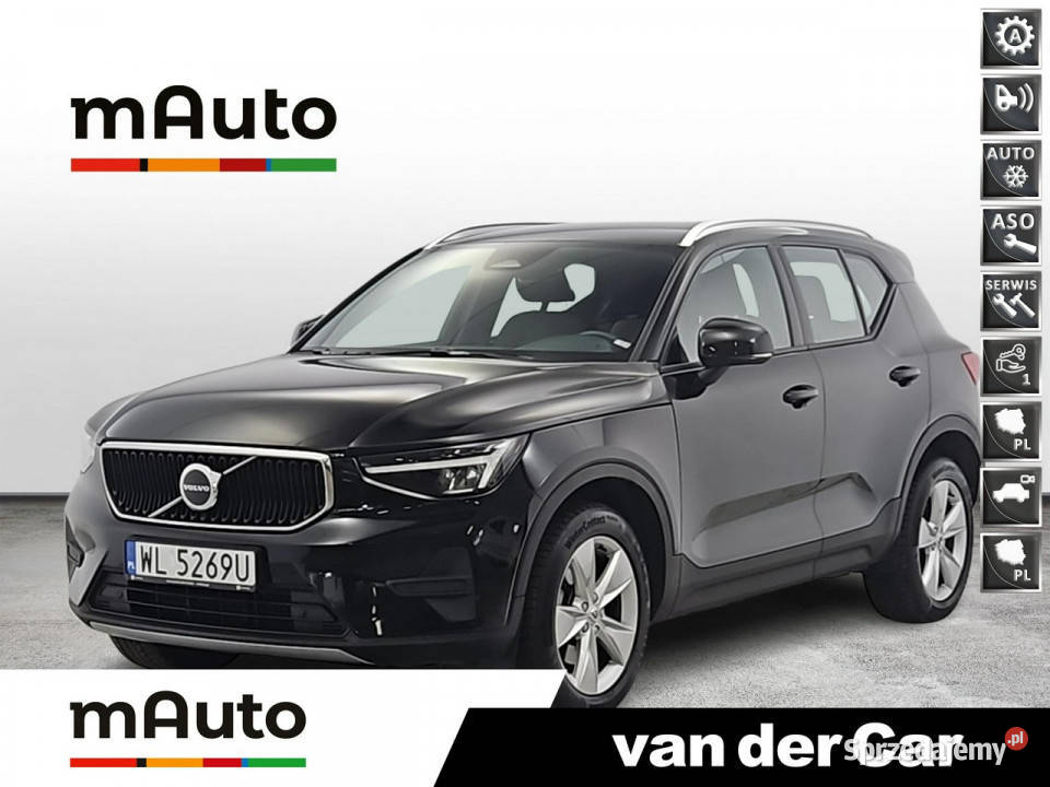 Volvo XC 40 B3 Core Z Polskiego Salonu Faktura czujnik zmierzchu Warszawa