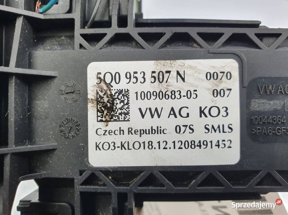 PRZEŁĄCZNIK ZESPOLONY SKODA OCTAVIA III kujawsko-pomorskie Lipno