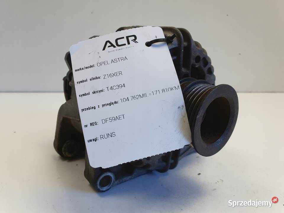ALTERNATOR Opel Astra III H 16 16V bosch Chełm