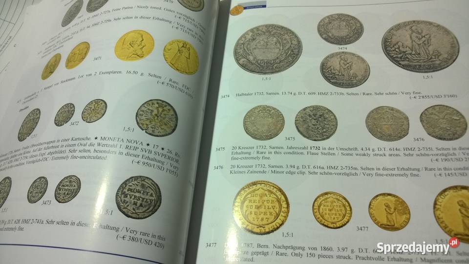 KATALOG AUKCYJNY 642020 ZURICH Warszawa sprzedam