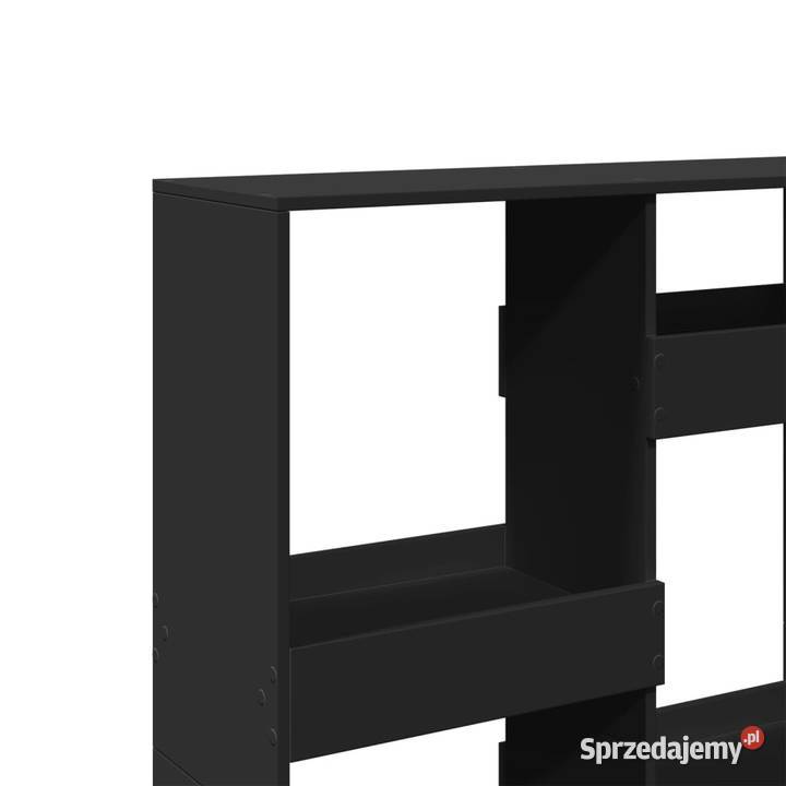 Regał czarny 100x33x135 materiał drewnopochodny mazowieckie Warszawa