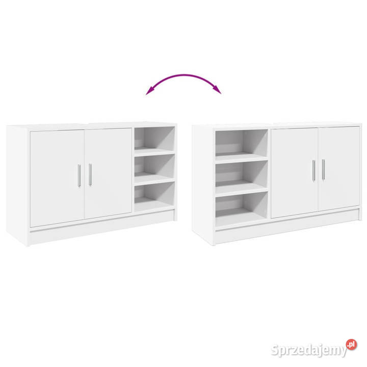 Szafka pod umywalkę biała 90x29x55 materiał Pozostałe