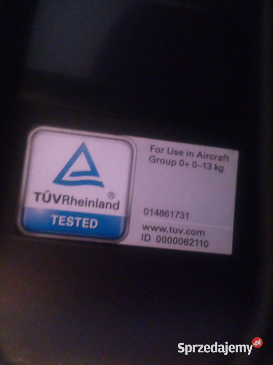 Nosidelko fotelik samochodowy MAXICOSI lampka dolnośląskie