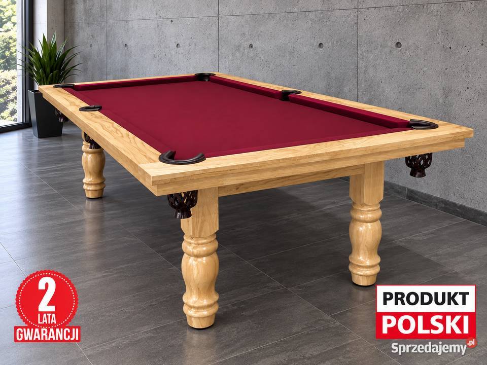 Stół bilardowy KRONOS Noga Toczona 8 ft POLSKI Poznań