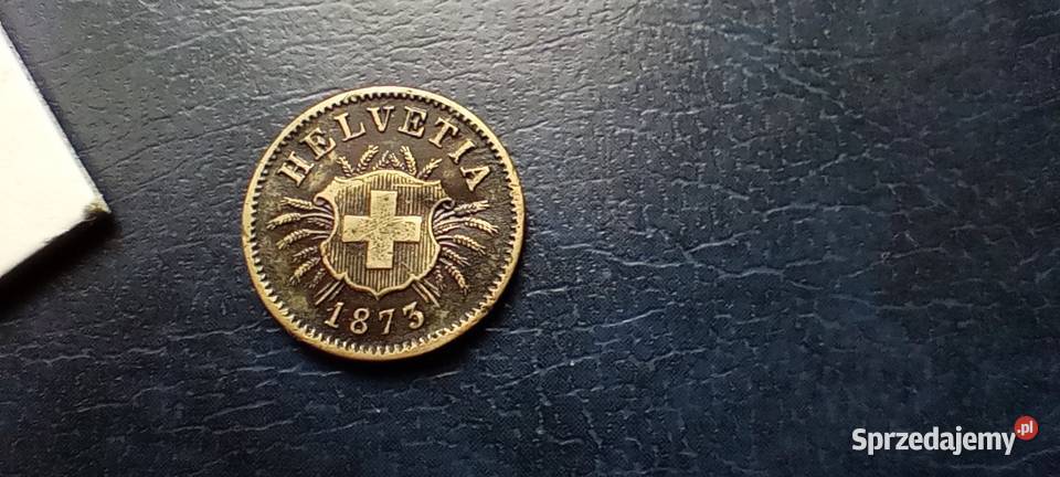 Stare monety 5 rappen 1873 Szwajcaria srebro Lesko sprzedam