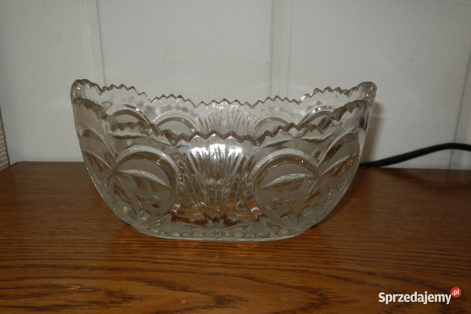 Mała kryształowa misa owocarka salaterka Leżajsk