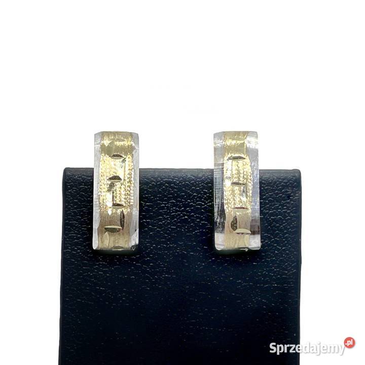 Nowe Złote Kolczyki Próby 585 158g Zapięcie złoto Elbląg