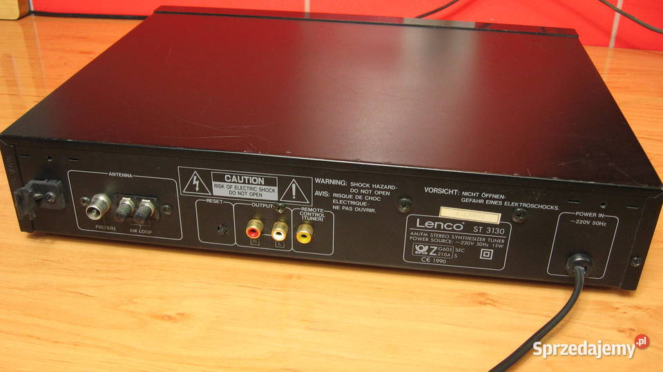 Lenco ST 3130 cyfrowy tuner radiowy z Quartz Pozostałe Świebodzice